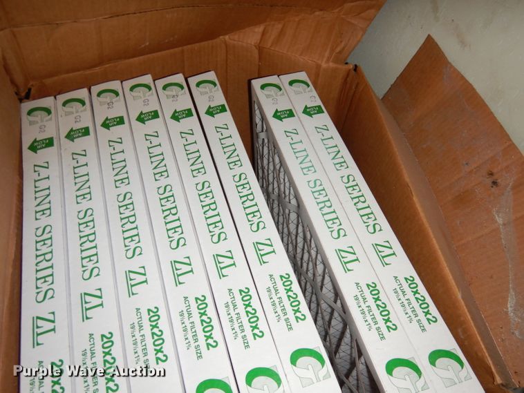 image for item JE9702 (14) boxes of air filters