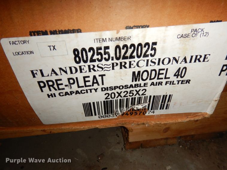 image for item JE9702 (14) boxes of air filters