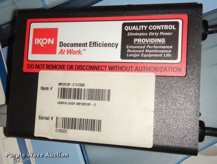 image for item JE9706 Ricoh MP3351 copier