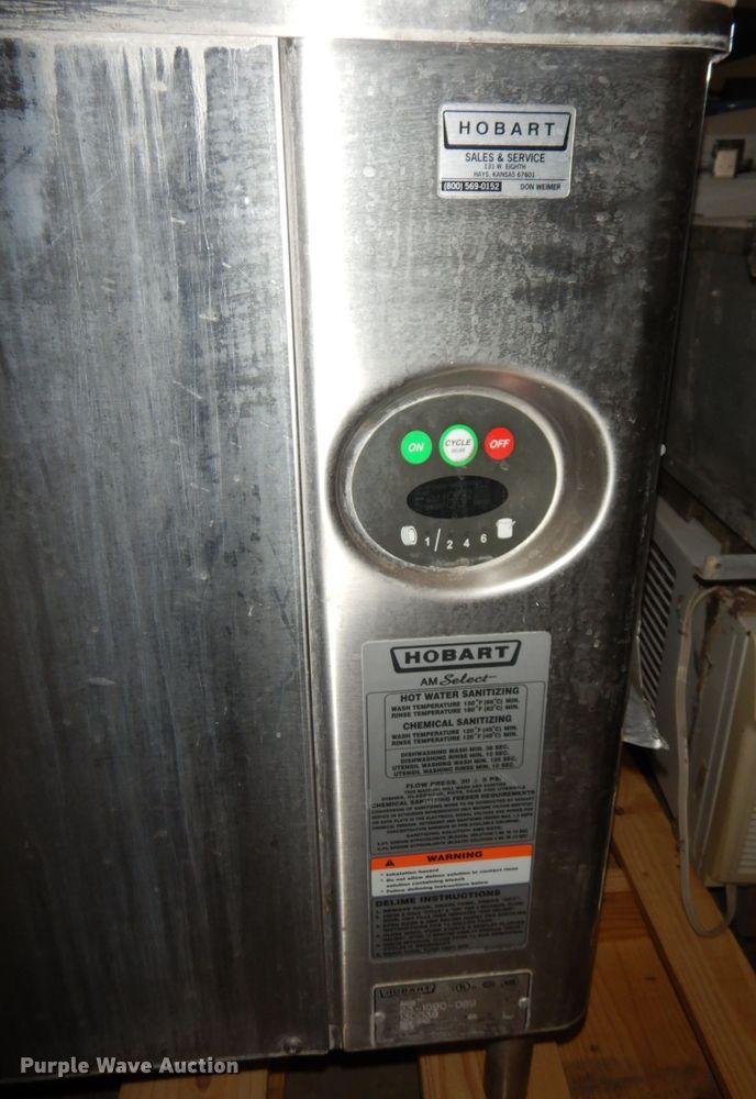 image for item JE9709 Hobart dishwasher