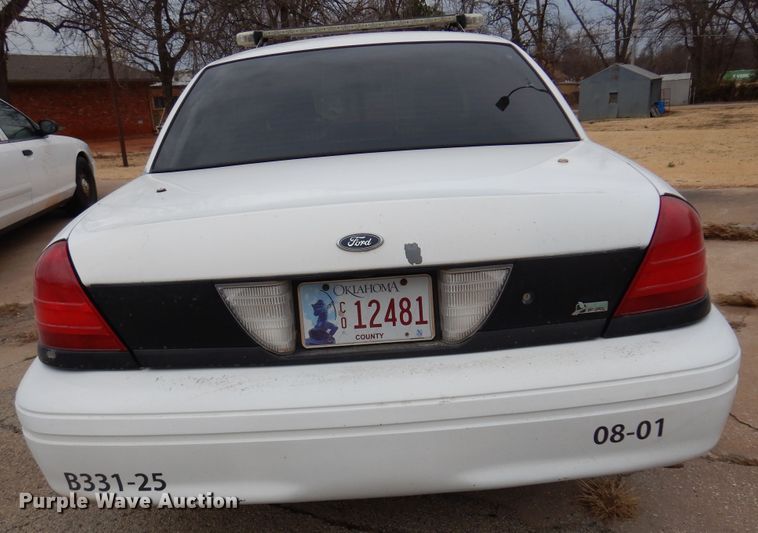 image for item JJ9698 2009 Ford Crown Victoria Police Interceptor