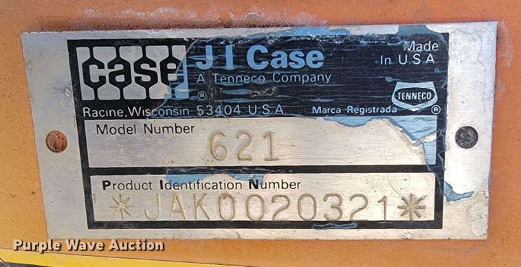 image for item JP9042 1989 Case 621  wheel loader