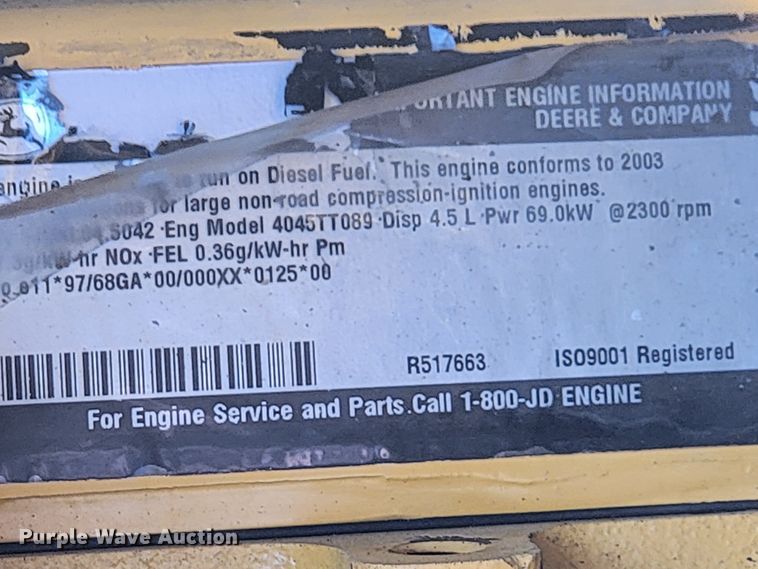 image for item JP9045 2003 John Deere 310SG  backhoe