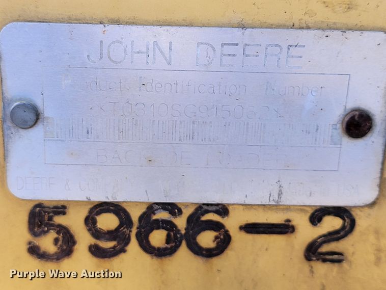 image for item JP9045 2003 John Deere 310SG  backhoe