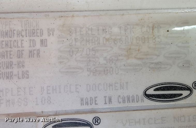 image for item JP9047 2006 Sterling LT8500  dump truck