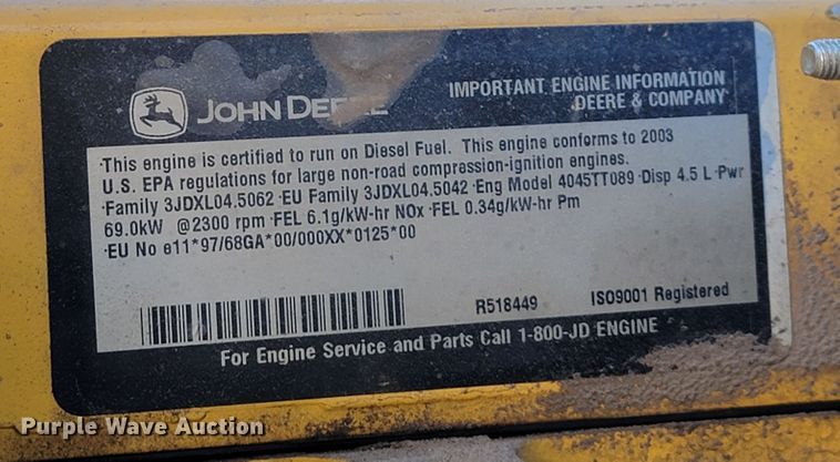 image for item JP9050 2003 John Deere 310SG  backhoe