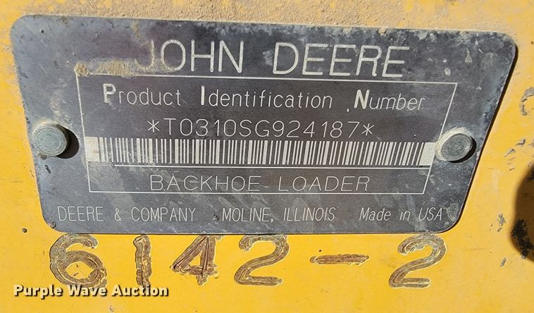 image for item JP9050 2003 John Deere 310SG  backhoe