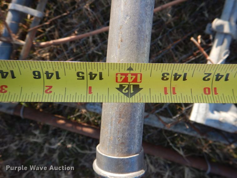 image for item JS9751 (10) chain link fence panels