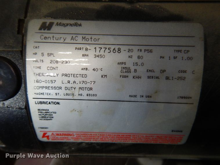 image for item KH9033 Magna Force G500BPL60V  air compressor