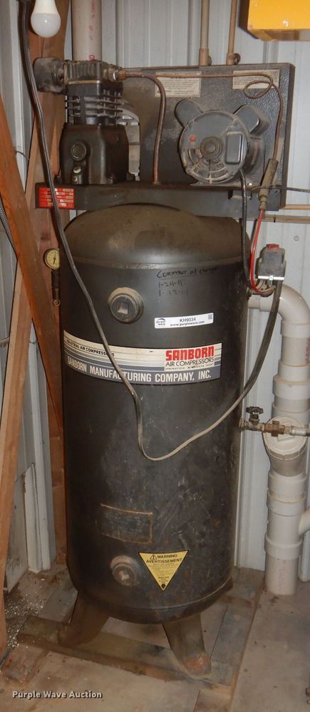 image for item KH9034 1984 Sanborn 500A60  air compressor