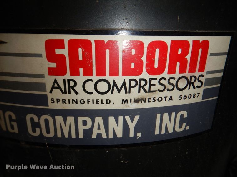 image for item KH9034 1984 Sanborn 500A60  air compressor