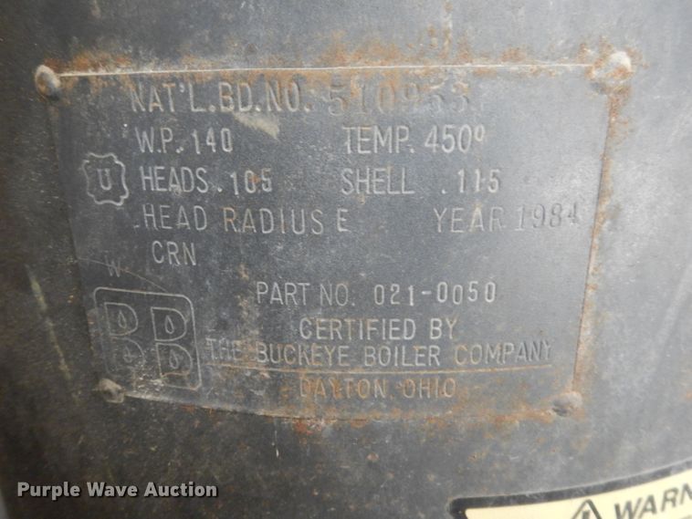 image for item KH9034 1984 Sanborn 500A60  air compressor