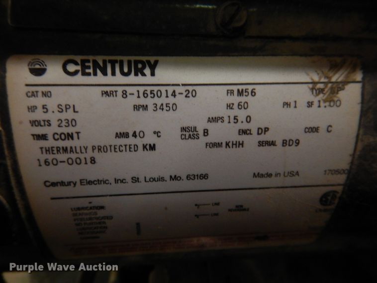 image for item KH9035 Sanborn 500BP60V  air compressor