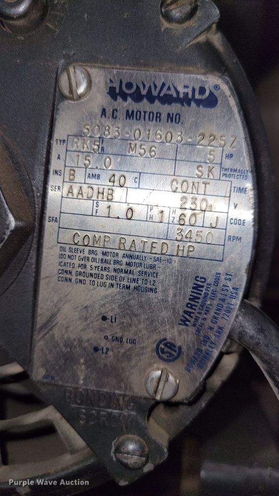 image for item KH9036 1988 Sanborn G500BP60V  air compressor