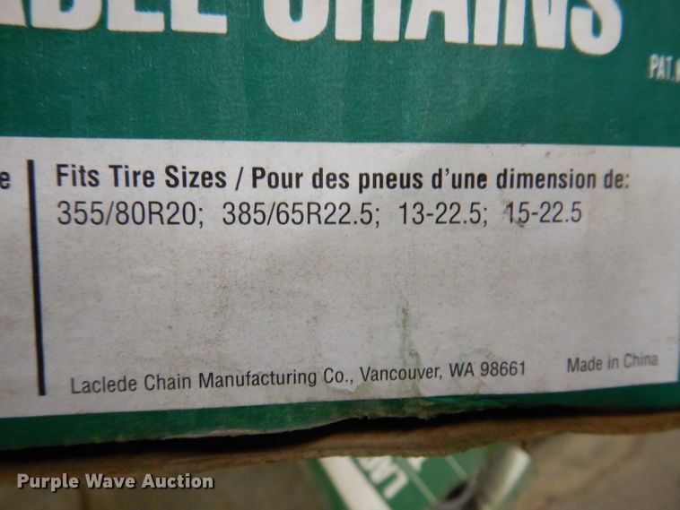 image for item KH9037 (11) Laclede 3055-WBTC tire cable chains