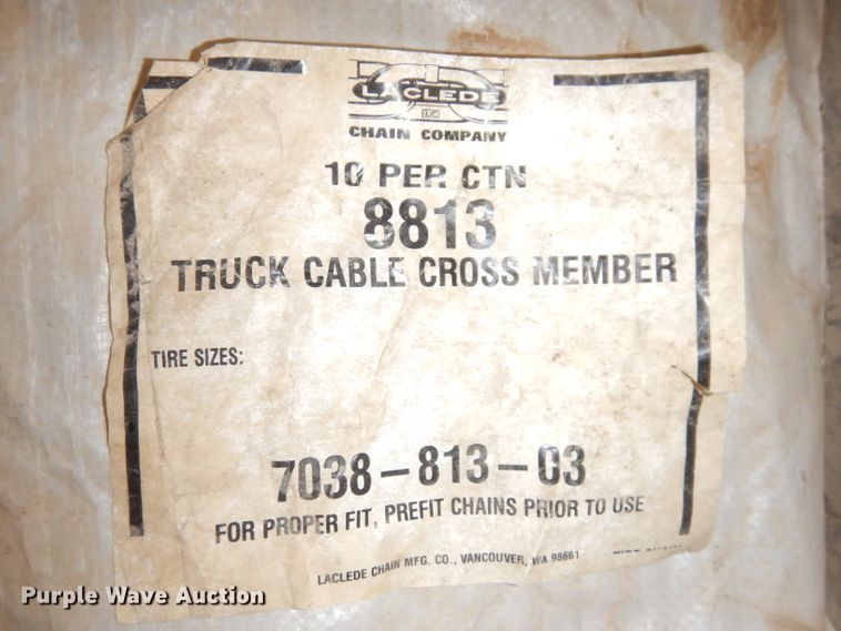 image for item KH9037 (11) Laclede 3055-WBTC tire cable chains