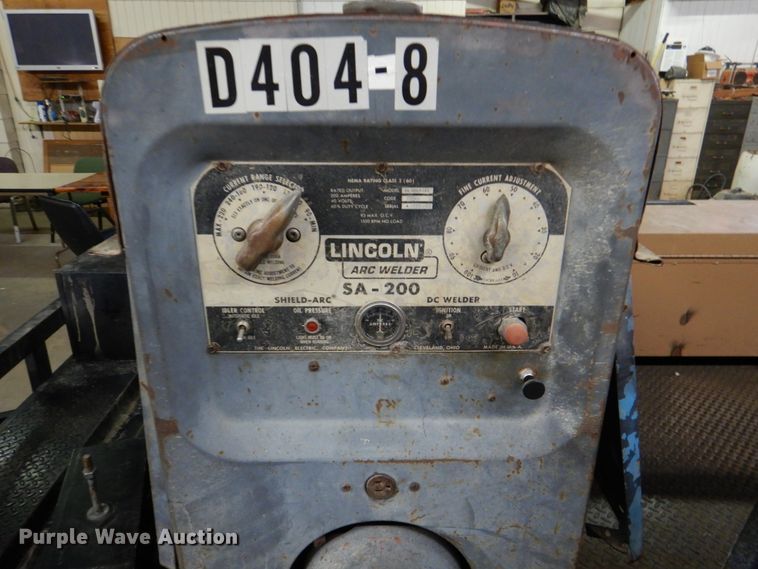 image for item KQ9587 2009 Lincoln SA-200  welding trailer