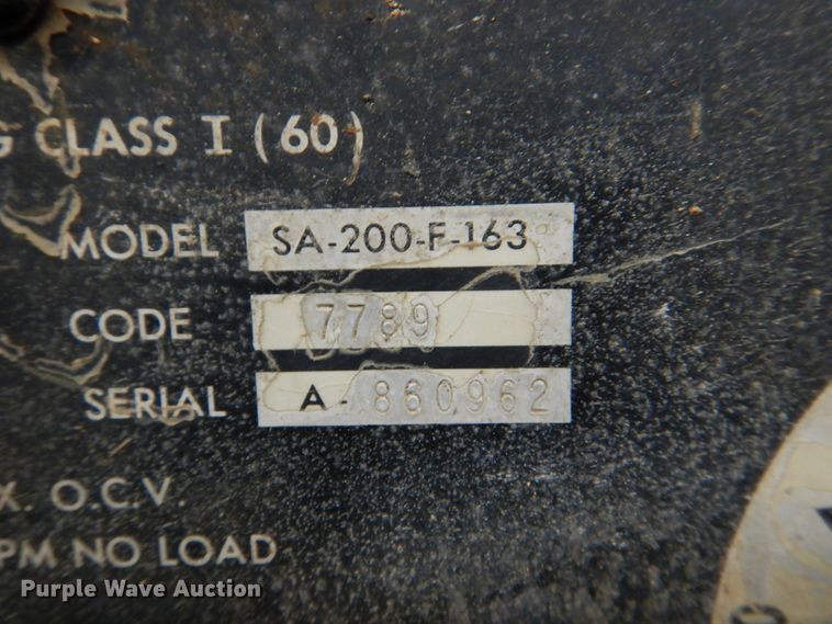 image for item KQ9587 2009 Lincoln SA-200  welding trailer