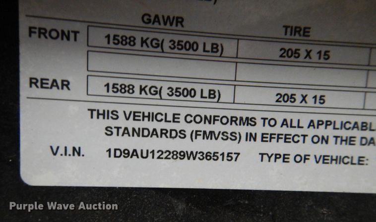 image for item KQ9587 2009 Lincoln SA-200  welding trailer