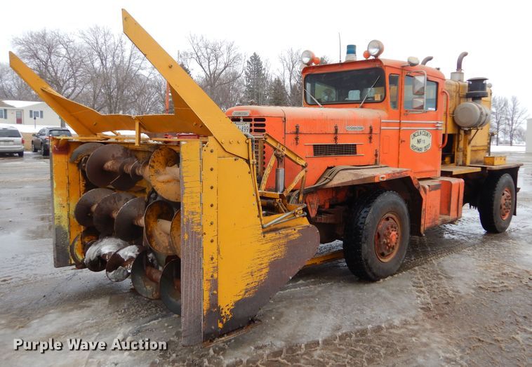 image for item KS9301 1963 Oshkosh M-4817  snow blower truck
