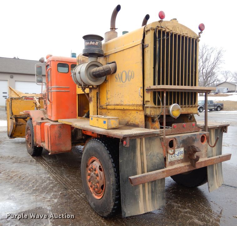 image for item KS9301 1963 Oshkosh M-4817  snow blower truck