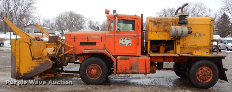 image for item KS9301 1963 Oshkosh M-4817  snow blower truck