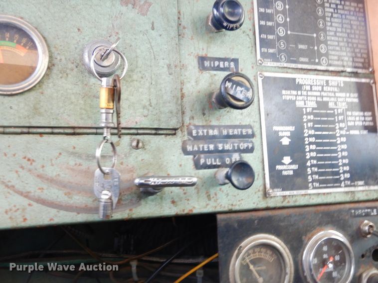 image for item KS9301 1963 Oshkosh M-4817  snow blower truck