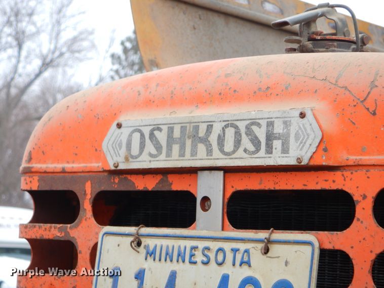 image for item KS9301 1963 Oshkosh M-4817  snow blower truck