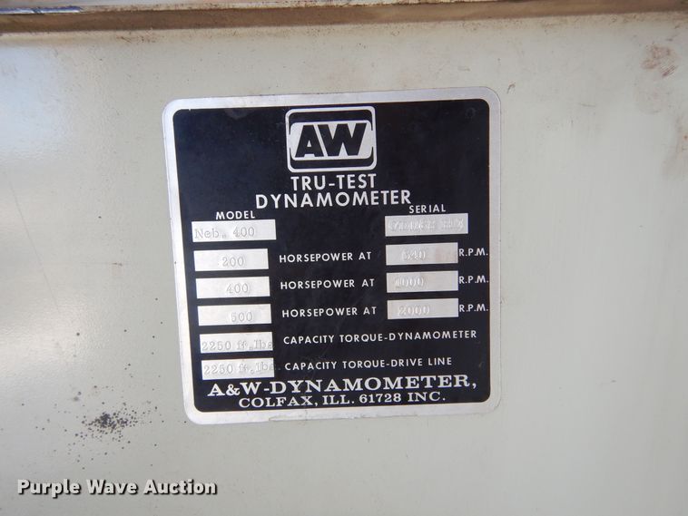 image for item KS9305 AW Tru-Test NEB400  PTO dyno