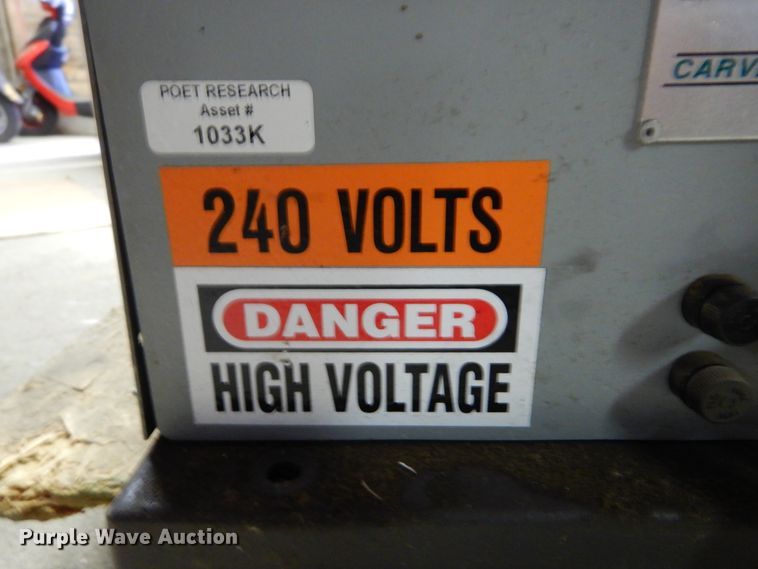 image for item KS9309 Carver 3895  heated laboratory press