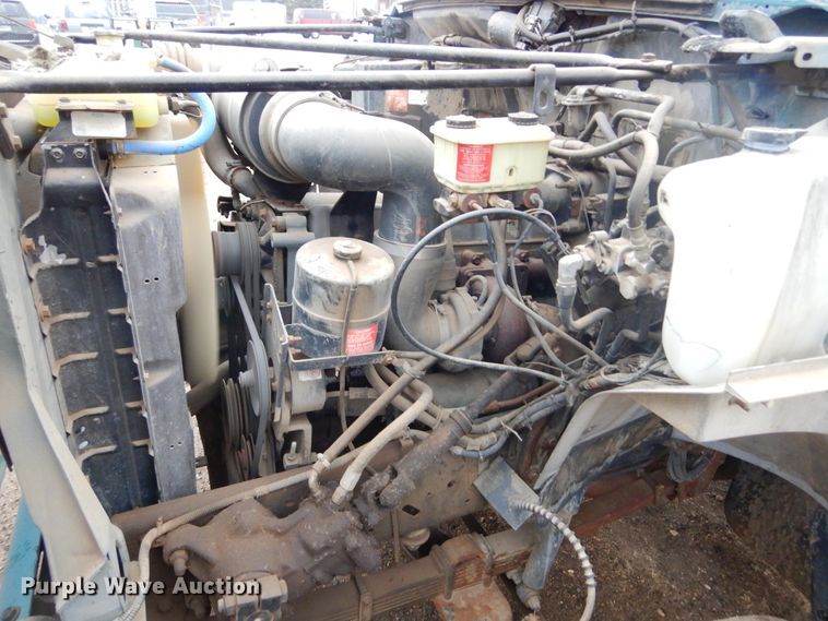 image for item KS9313 1991 Ford F600  flatbed truck