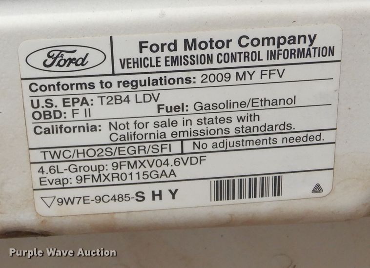 image for item KS9323 2009 Ford Crown Victoria Police Interceptor