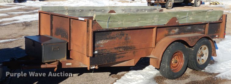 image for item KS9348 2000  Shop built dump trailer