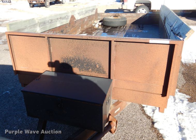 image for item KS9348 2000  Shop built dump trailer