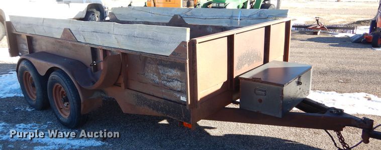 image for item KS9348 2000  Shop built dump trailer