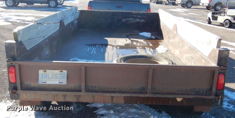 image for item KS9348 2000  Shop built dump trailer