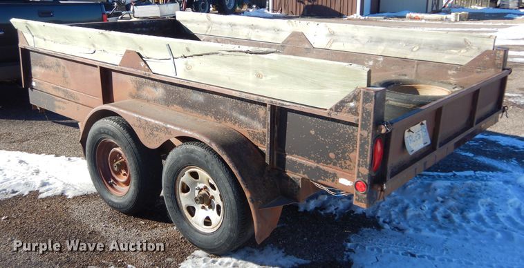 image for item KS9348 2000  Shop built dump trailer