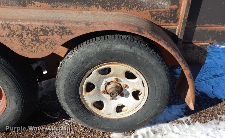 image for item KS9348 2000  Shop built dump trailer