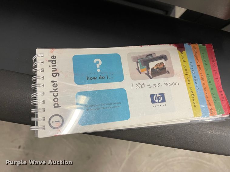 image for item KU9279 HP Designjet 800PS  plotter printer