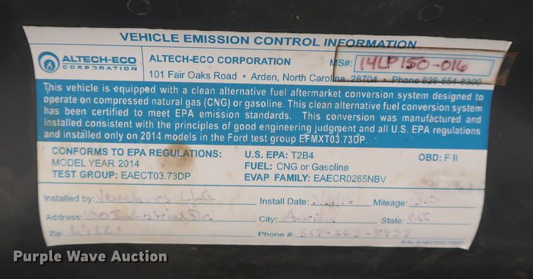 image for item DK3501 2014 Ford F150  SuperCab pickup truck