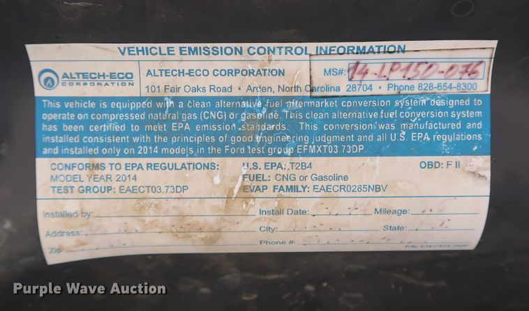 image for item DK3502 2014 Ford F150  SuperCab pickup truck