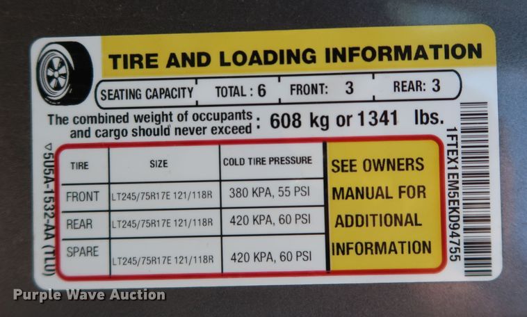 image for item DK3502 2014 Ford F150  SuperCab pickup truck