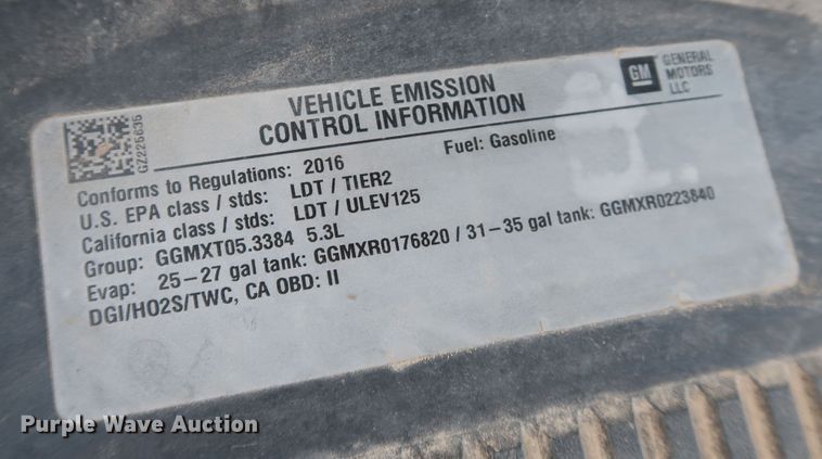 image for item DK3503 2016 Chevrolet Silverado 1500  Double Cab pickup truck