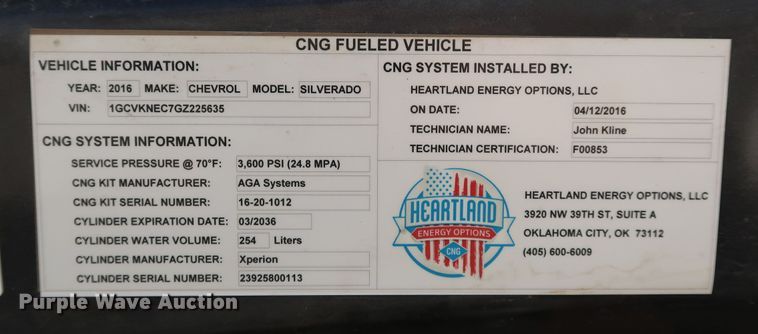 image for item DK3503 2016 Chevrolet Silverado 1500  Double Cab pickup truck