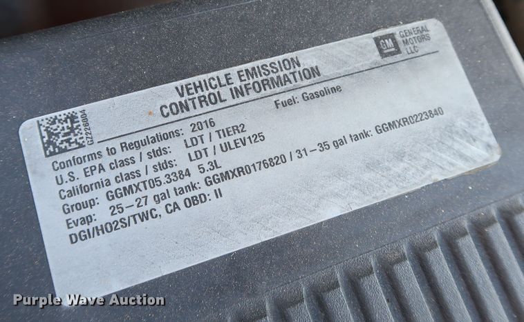 image for item DK3504 2016 Chevrolet Silverado 1500  Double Cab pickup truck