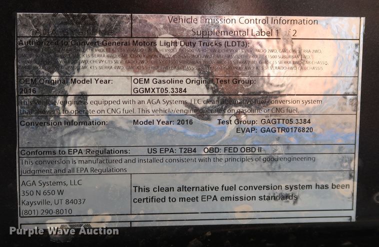 image for item DK3504 2016 Chevrolet Silverado 1500  Double Cab pickup truck