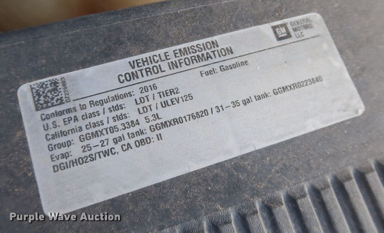 image for item DK3505 2016 Chevrolet Silverado 1500  Double Cab pickup truck