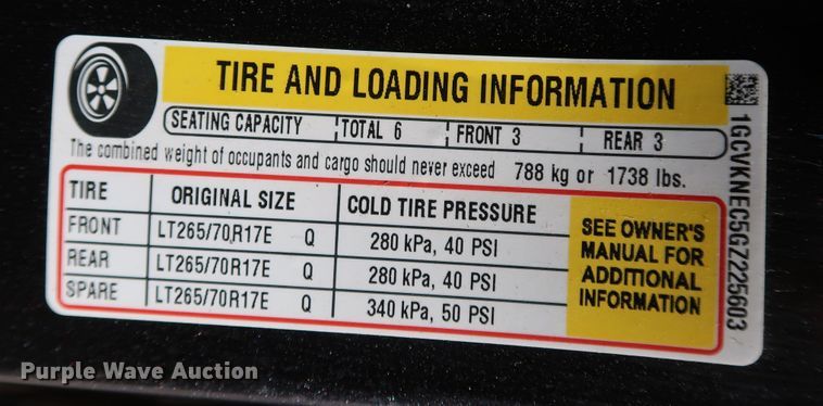 image for item DK3505 2016 Chevrolet Silverado 1500  Double Cab pickup truck