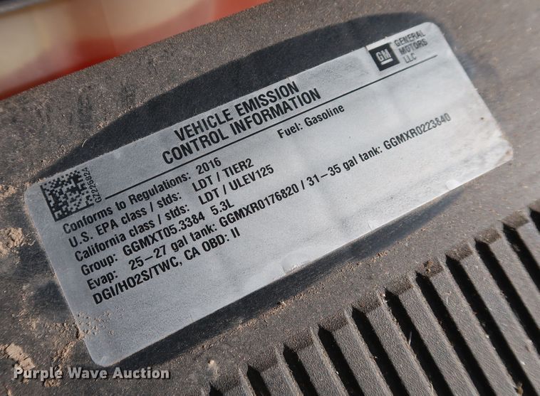 image for item DK3509 2016 Chevrolet Silverado 1500  Double Cab pickup truck