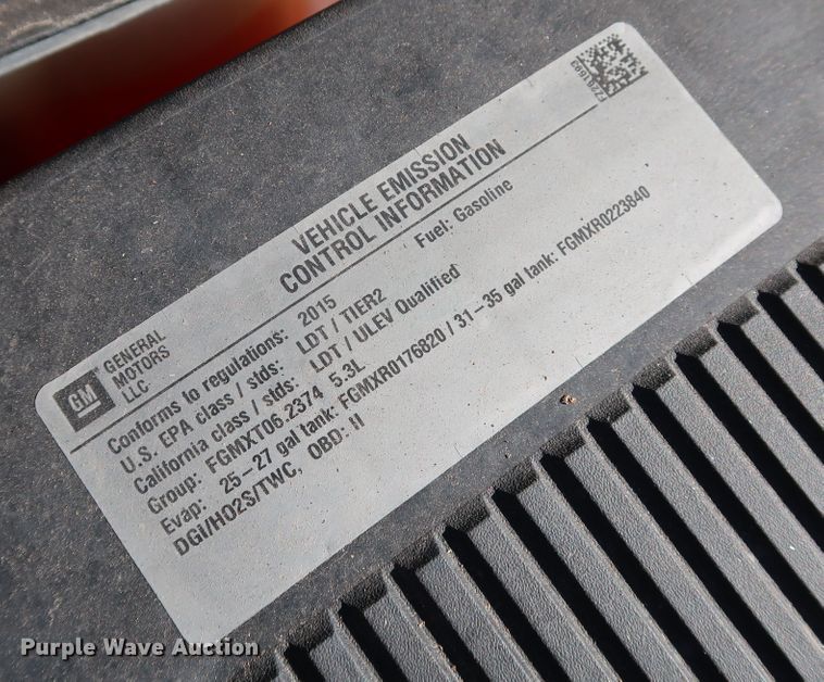 image for item DK3512 2015 Chevrolet Silverado 1500  Double Cab pickup truck